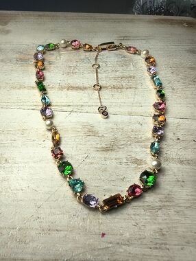 Karl Lagerfeld Gold-tone Stone Necklace